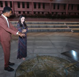 Лейла Алиева посетила в Аддис-Абебе Музейный комплекс Победы при Адуа