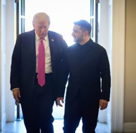 Встреча Зеленского и Трампа длилась почти час