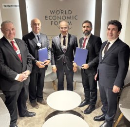 Министр экономики провел ряд встреч в рамках Всемирного экономического форума