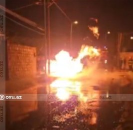 Подача газа в Мехдиабад приостановлена из-за пожара на трубопроводе