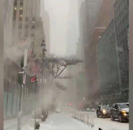 Жителю Манхэттена после снежной бури показалось, что он в Сибири