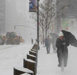 В США во время сильного снегопада погибли 30 человек