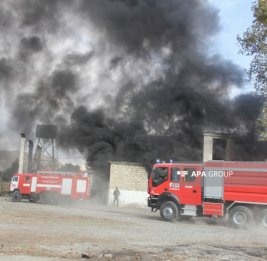 В Сумгайыте сгорел дом