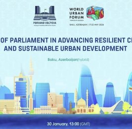 Парламентам мира направлен призыв в связи с WUF13 в Азербайджане