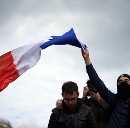 Во Франции прошла акция за выход страны из ЕС