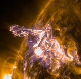 ИКИ РАН: на Солнце произошла вспышка X4.2 точно напротив Земли