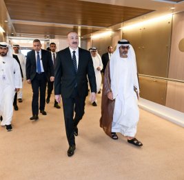 Завершился визит Президента Ильхама Алиева в Объединенные Арабские Эмираты