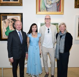 Лейла Алиева посетила музей Лувр Абу-Даби и Дом семьи Авраама