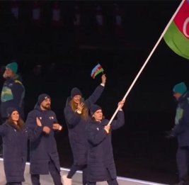 Азербайджанские спортсмены приняли участие в параде открытия Олимпиады-2026