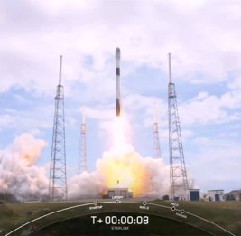 SpaceX вывела на орбиту 25 интернет-спутников Starlink