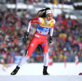 Лыжница разбила лицо на тренировке перед олимпийским стартом