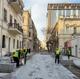 Продолжаются работы по созданию пешеходных зон в столице