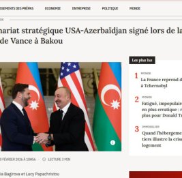 Французские СМИ пишут о визите вице-президента США в Баку