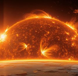 На Солнце вновь произошла сильная вспышка