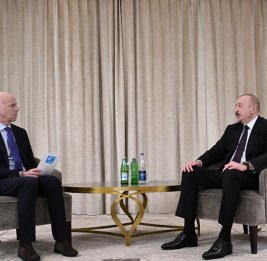 Президент Ильхам Алиев в Мюнхене дал интервью телеканалу France 24