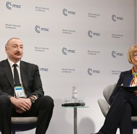 Президент Ильхам Алиев принял участие в панельных дискуссиях в Мюнхене