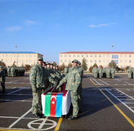 В Азербайджанской армии прошли церемонии принятия присяги молодых солдат