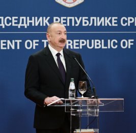 Президент Ильхам Алиев: Сербия и Азербайджан &ndash; две дружественные страны, которые всегда находятся рядом друг с другом