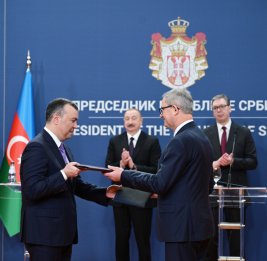 В Белграде состоялся обмен азербайджано-сербскими документами