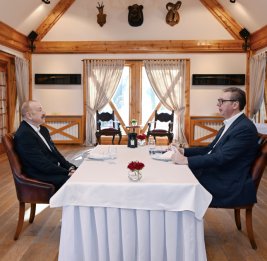 Президенты Азербайджана и Сербии приняли участие в неформальном завтраке