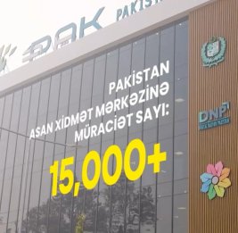 В центр ASAN xidmət Pakistan поступило более 15 тысяч обращений