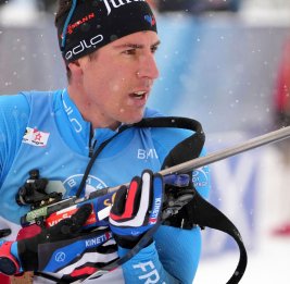 Французские биатлонисты впервые выиграли мужскую эстафету на Олимпиаде