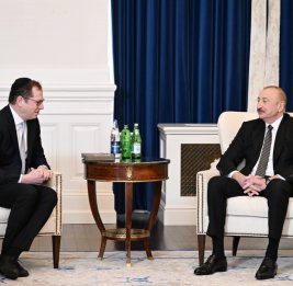 Президент Ильхам Алиев встретился в Вашингтоне с исполнительным директором и другим руководящим составом Американо-израильского комитета по общественным связям