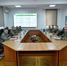 Состоялась встреча с составом мобильной тренинговой группы НАТО