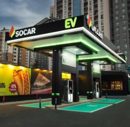 SOCAR открыл в Тбилиси первый ​​на Южном Кавказе АЗК для зарядки электромобилей