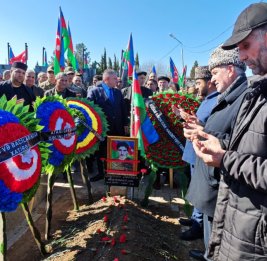 Останки считавшегося пропавшим без вести шехида Первой Карабахской войны Гурбана Гёюшева захоронены в Агдаме