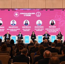 В рамках II Форума судей Азербайджана состоялась вторая панельная дискуссия