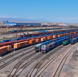 Казахстан модернизирует станцию Достык на границе с Китаем