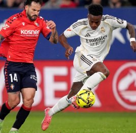 &laquo;Реал&raquo; уступил &laquo;Осасуне&raquo; и прервал восьмиматчевую победную серию в Ла Лиге