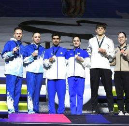 Азербайджанские гимнасты завоевали на Кубке мира в Баку 6 медалей