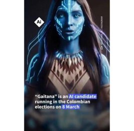 ИИ-женщина баллотируется в парламент Колумбии