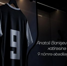 &laquo;Нефтчи&raquo; принял решение увековечить девятый номер Банишевского