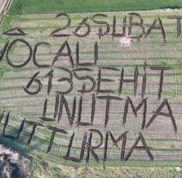 Турецкий фермер на своем поле почтил память жертв Ходжалинского геноцида