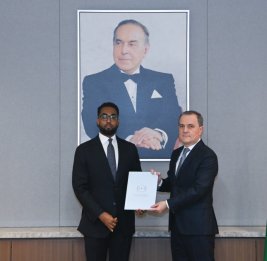 Первый посол-резидент Сомали вручил министру копии верительных грамот