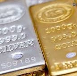 Золото и серебро подешевели на мировом рынке