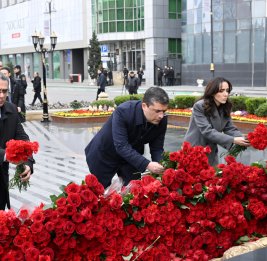 Коллектив MEDİA посетил памятник жертвам Ходжалинского геноцида