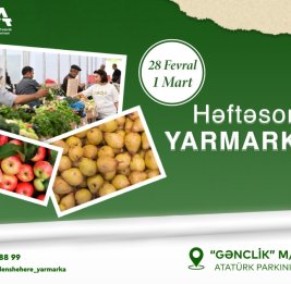 В Баку пройдет воскресная ярмарка &laquo;Из села - в город&raquo;