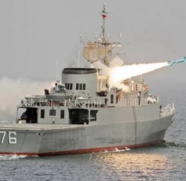 КСИР нанес ракетный удар по боевому кораблю ВМС США