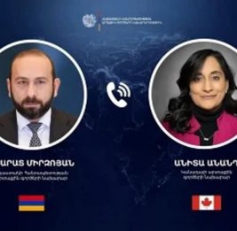 Главы МИД Армении и Канады обсудили эскалацию на Ближнем Востоке