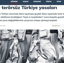 Второй этап инициативы &laquo;Турция без терроризма&raquo; стартует на основе данных Минобороны и разведслужбы