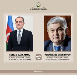 Главы МИД Азербайджана и Казахстана обсудили напряженность на Ближнем Востоке