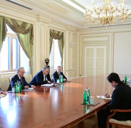 Президент Азербайджана Ильхам Алиев принял заместителя председателя Правительства Российской Федерации