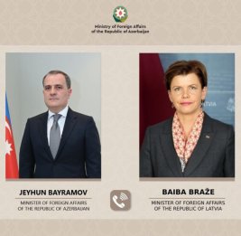 Азербайджан и Латвия - сторонники урегулирования напряженности на Ближнем Востоке дипломатическими средствами