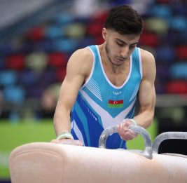 Еще один гимнаст Азербайджана вышел в финал Кубка мира в Баку
