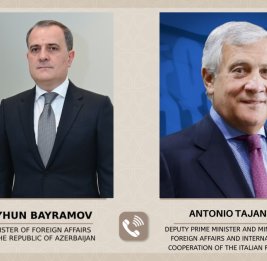 Министр иностранных дел и международного сотрудничества Италии выразил солидарность с Азербайджаном