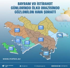 Обнародован прогноз погоды на праздничные и выходные дни